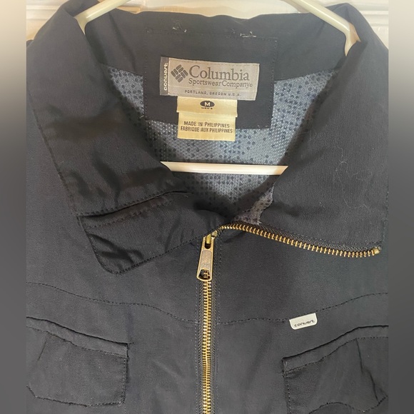 Men’s Columbia Size Medium Navy Blue Lightweight Jacket - Picture 3 of 13